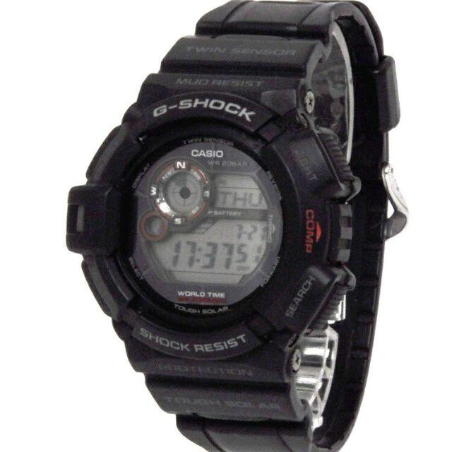 カシオ 腕時計 ブラック レッド G-SHOCK 黒