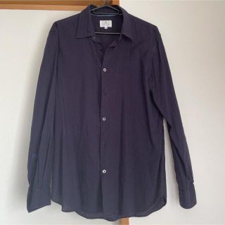 ランバンオンブルー(LANVIN en Bleu)のLANVIN en Blue ネイビーシャツ(Tシャツ/カットソー(七分/長袖))