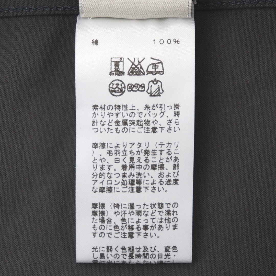 美品 エルメス ポケット 半袖Ｔシャツ メンズ グレー系 S 14SS カットソー HERMES