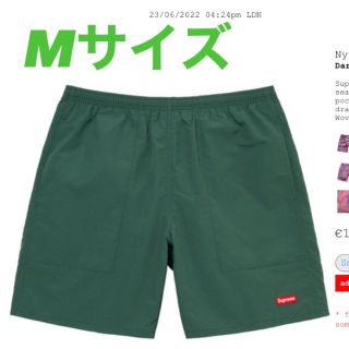 シュプリーム(Supreme)のSupreme Nylon Water Short "Dark Green"(ショートパンツ)