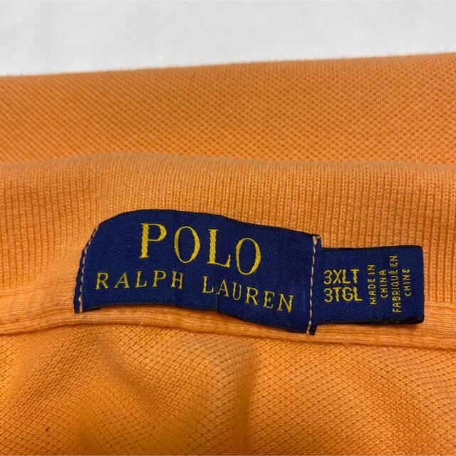 POLO RALPH LAUREN(ポロラルフローレン)の90s 古着 ポロ ラルフローレン 刺繍ロゴ 3XL ビッグシルエット ゆるだぼ メンズのトップス(ポロシャツ)の商品写真