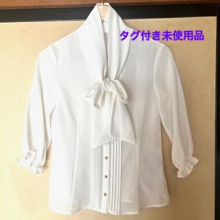 ミッシュマッシュ(MISCH MASCH)の【タグ付き未使用品】MISCH MASCH ブラウス トップス 白(シャツ/ブラウス(長袖/七分))