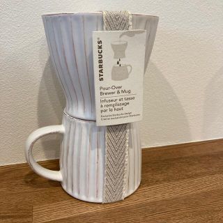 スターバックスコーヒー(Starbucks Coffee)の【未使用】カナダスターバックス　セラミックドリッパー&マグ(グラス/カップ)