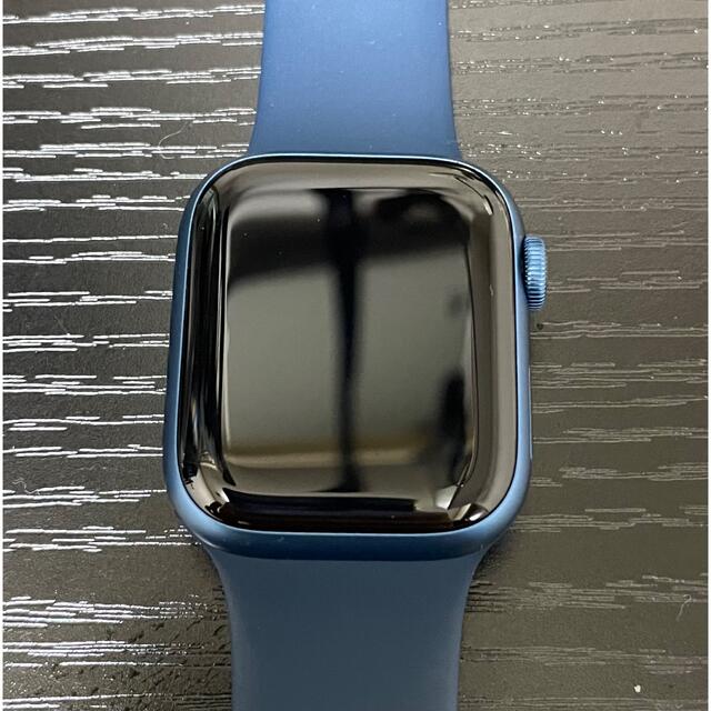 時計Apple Watch7  41mm GPSモデル ブルー