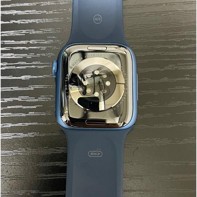 Apple Watch(アップルウォッチ)のApple Watch7  41mm GPSモデル ブルー メンズの時計(腕時計(デジタル))の商品写真