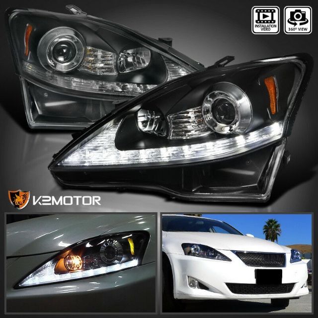 レクサスIS 前期用 K2MOTOR製 LEDヘッドライト 左右セット