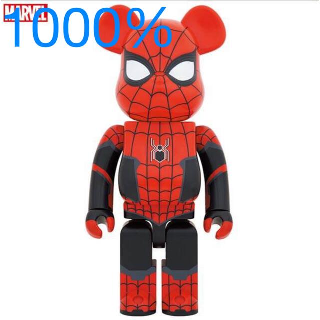 MEDICOM TOY(メディコムトイ)のBE@RBRICK SPIDER-MAN UPGRADED SUIT 1000％ ハンドメイドのおもちゃ(フィギュア)の商品写真