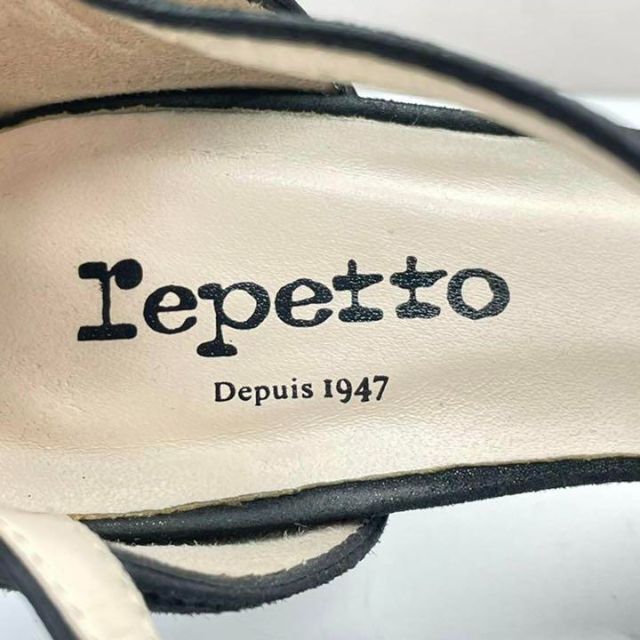 repetto(レペット)の【良品】repetto レペット スラップ パンプス ブラック 36 レディースの靴/シューズ(ハイヒール/パンプス)の商品写真