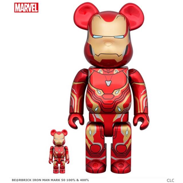 その他BE@RBRICK IRON MAN MARK 50 100％ & 400％