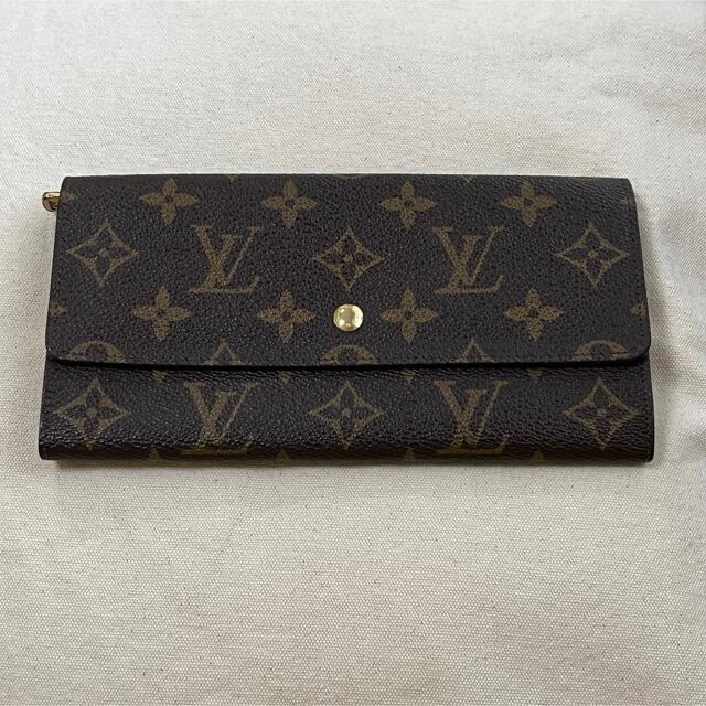 小傷あり✔︎金属チャックLOUIS VUITTON モノグラム 財布