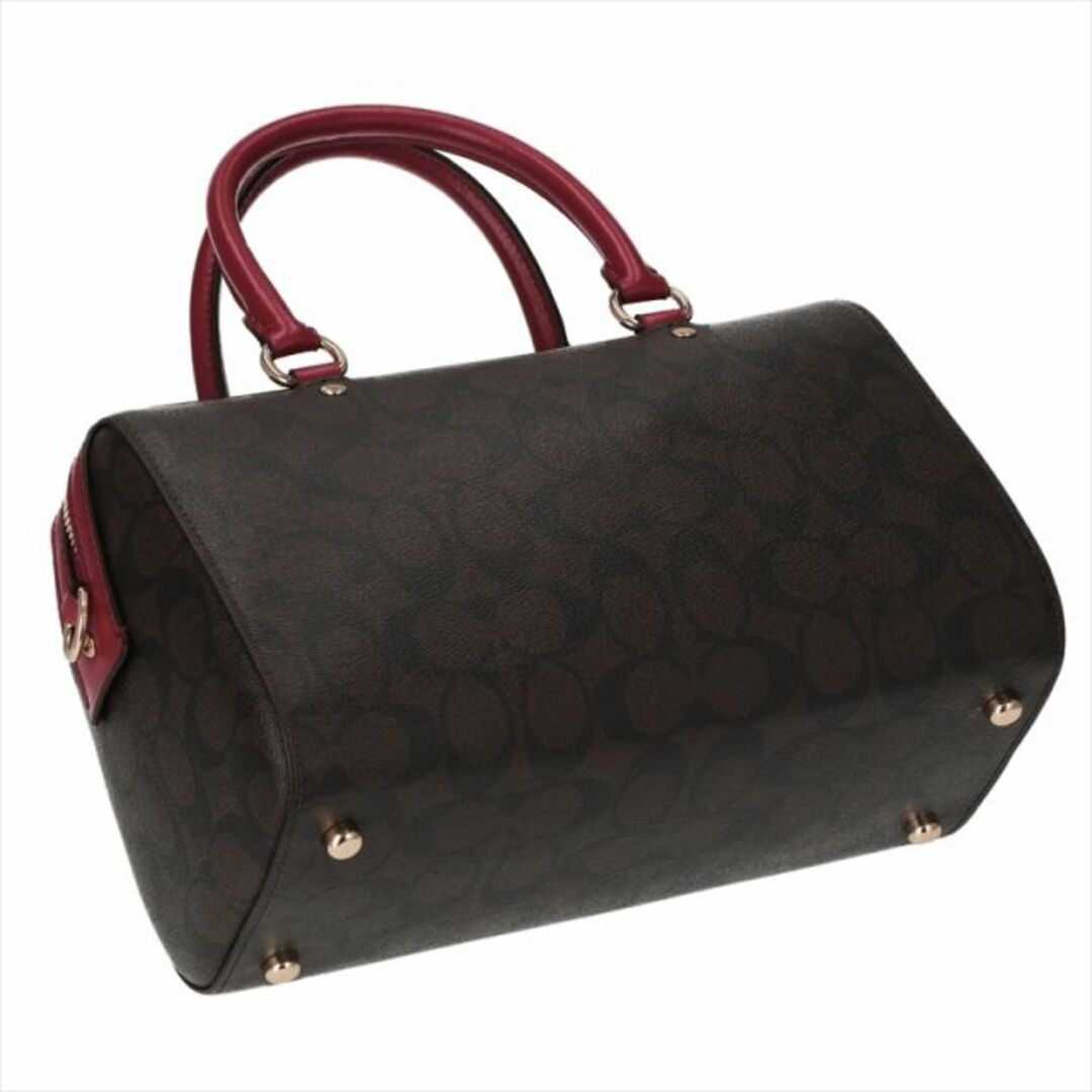 COACH(コーチ)のコーチ COACH ハンドバッグ 83607 Brown 1941 Red PVC/レザー レディースのバッグ(ハンドバッグ)の商品写真