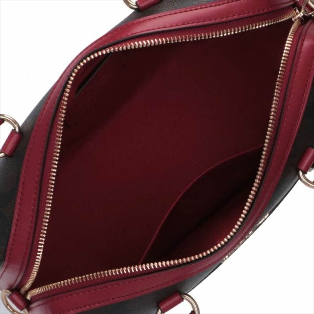 COACH(コーチ)のコーチ COACH ハンドバッグ 83607 Brown 1941 Red PVC/レザー レディースのバッグ(ハンドバッグ)の商品写真