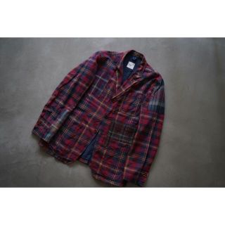 ts(s) ティーエスエス 14SS マドラスチェックパッチワークジャケット