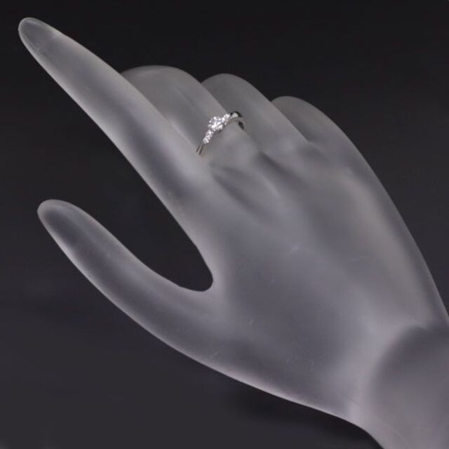 4℃(ヨンドシー)の4℃ Pt950 ダイヤモンド リング 0.169ct レディースのアクセサリー(リング(指輪))の商品写真