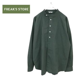 フリークスストア(FREAK'S STORE)の【FREAK'S STORE】ハーフボタンダウン バンドカラーシャツ(シャツ)