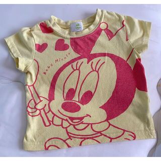 ニシマツヤ(西松屋)の半袖 Tシャツ ミニーちゃん 90cm(Tシャツ/カットソー)