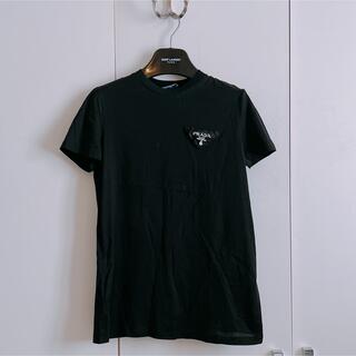 PRADA プラダ  ロゴ 半袖Tシャツ  XSサイズ　トライアングルロゴ