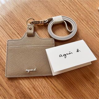 アニエスベー(agnes b.)の【美品】agnes b. IDケース　パスケース(名刺入れ/定期入れ)