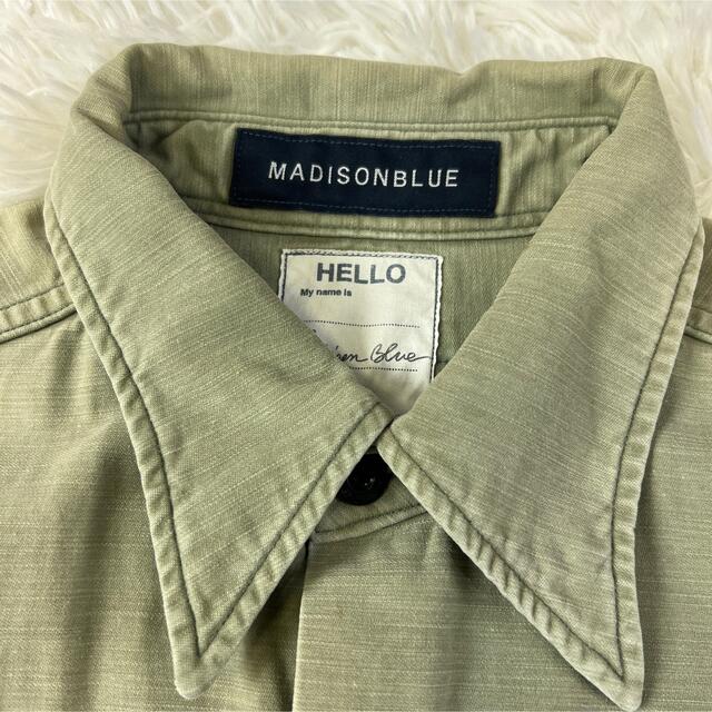 MADISONBLUE(マディソンブルー)の✨美品✨マディソンブルー HAMPTON BACK SATIN SHIRT レディースのトップス(シャツ/ブラウス(長袖/七分))の商品写真