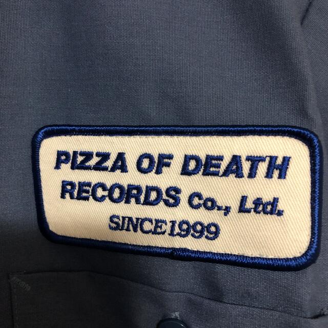 HIGH!STANDARD(ハイスタンダード)のPIZZA OF DEATH ワークシャツ　Sサイズ メンズのトップス(シャツ)の商品写真