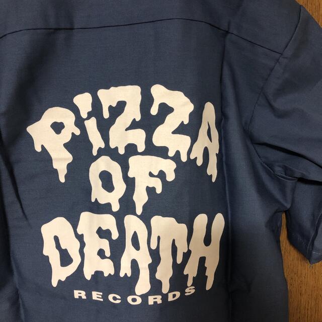 HIGH!STANDARD(ハイスタンダード)のPIZZA OF DEATH ワークシャツ　Sサイズ メンズのトップス(シャツ)の商品写真