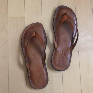 ビルケンシュトック(BIRKENSTOCK)の【最終セール】EDER SHOES エダーシューズ　イタリア製 レザーサンダル(サンダル)