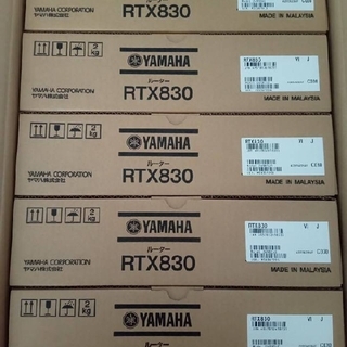 ヤマハ - YAMAHA RTX830 ルーター 5台セット(新品・未使用品)