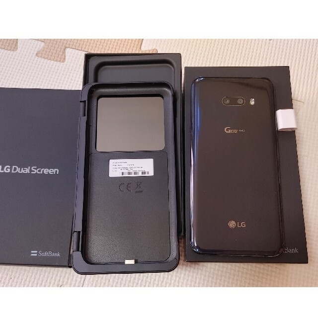 LG Electronics(エルジーエレクトロニクス)の美品 G8X thinq 901LG デュアルスクリーン スマホ/家電/カメラのスマートフォン/携帯電話(スマートフォン本体)の商品写真