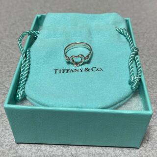 Tiffany & Co. - ティファニー　オープンハート　リング　8号