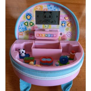 グリーン・ホワイト系 完成品♪ ○どうぶつらんどバッグ パンダ