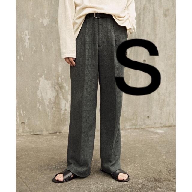 メンズLIDNM KARAMIORI STRAIGHT SLACKS  Sサイズ