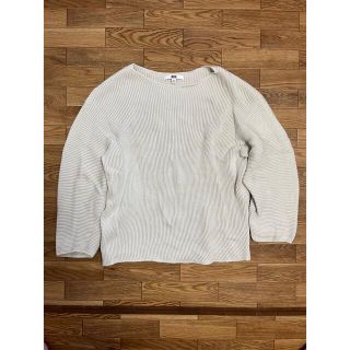 ユニクロ(UNIQLO)のUNIQLO ユニクロ　ニット　グレージュ　3XL(ニット/セーター)