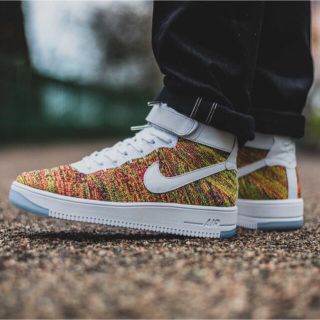 ナイキ(NIKE)の27.5 NIKE AIR FORCE 1 ULTRA FLYKNIT MID(スニーカー)