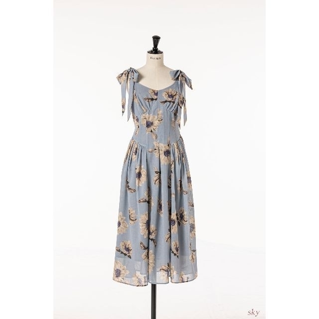 herlipto    Sunflower-Printed Dressサイズ展開