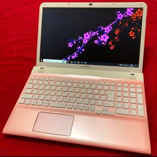 ソニー(SONY)のvaio i7 SSD256GB  8GB  ブルーレイ　ピンク　ノートパソコン(ノートPC)