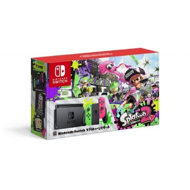 Nintendo Switch 本体 スプラトゥーン2 セット+LANアダプタ付の通販 by