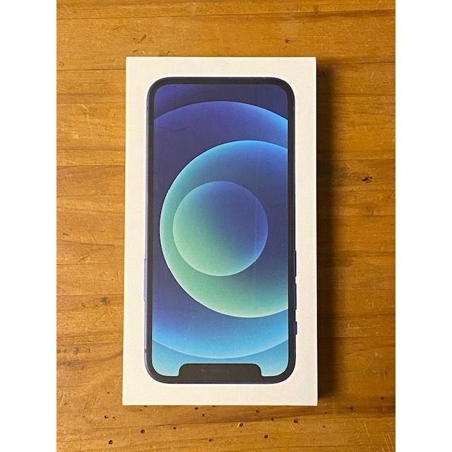 Apple(アップル)のApple iPhone12mini 256GBSIMフリー　ブルー スマホ/家電/カメラのスマートフォン/携帯電話(スマートフォン本体)の商品写真