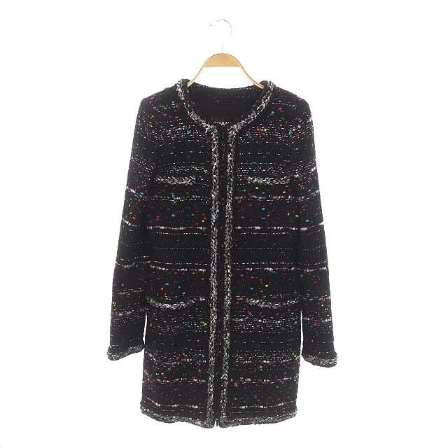 驚きの値段】 CHANELシャネル あずき色茶系 ジャケット コットン混
