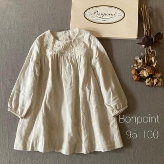 ボンポワン(Bonpoint)のBonpoint ボンポワン✾ お花モチーフ✯妖精さんワンピース*̩̩̥୨୧˖(ワンピース)