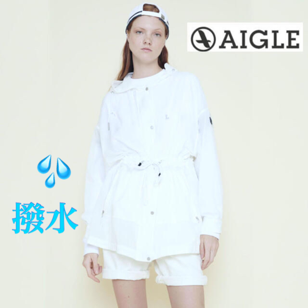 AIGLE(エーグル)のエーグルAIGLE軽量撥水 シモーヌ ジャケットGOLFゴルフ スポーツ/アウトドアのゴルフ(ウエア)の商品写真