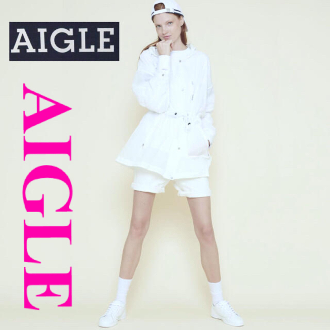 AIGLE(エーグル)のエーグルAIGLE軽量撥水 シモーヌ ジャケットGOLFゴルフ スポーツ/アウトドアのゴルフ(ウエア)の商品写真