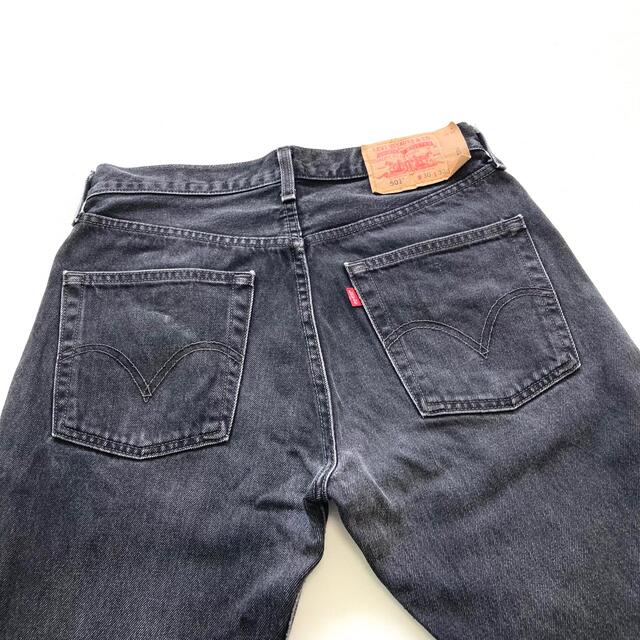 Levi's(リーバイス)の【Levi's 501】 リーバイス ブラックデニムパンツ メキシコ製 古着 メンズのパンツ(デニム/ジーンズ)の商品写真