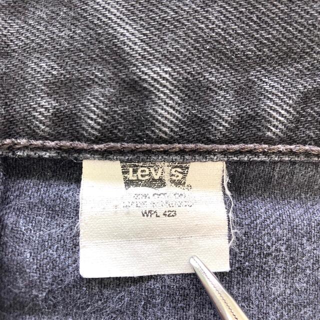 Levi's(リーバイス)の【Levi's 501】 リーバイス ブラックデニムパンツ メキシコ製 古着 メンズのパンツ(デニム/ジーンズ)の商品写真