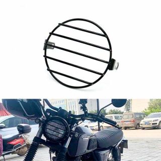 汎用 バイク ヘッドライト ガード カバー レトロ クラッシック 7インチ ...