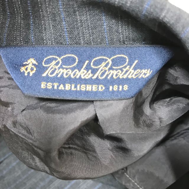 Brooks Brothers(ブルックスブラザース)のブルックスブラザーズ ストライプ テーラードジャケット サイズ38SHT 32W メンズのジャケット/アウター(テーラードジャケット)の商品写真