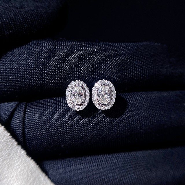 天然ダイヤモンドピアス0.4ct　k18