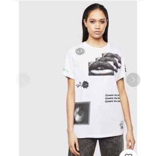 ディーゼル(DIESEL)のDIESEL リラックスフィット半袖グラフィックTシャツ(Tシャツ(半袖/袖なし))