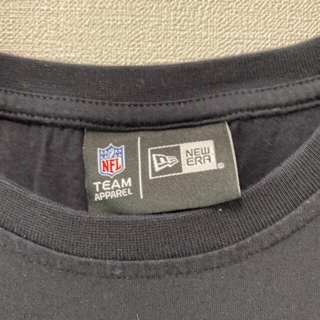 US古着　NFL 半袖Tシャツ　プリントロゴ　イーグルス　Mサイズ　男女兼用　黒 メンズのトップス(Tシャツ/カットソー(半袖/袖なし))の商品写真