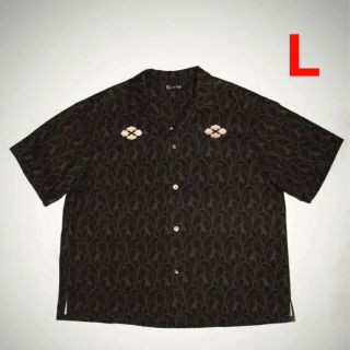 ワコマリア(WACKO MARIA)のGAKKIN LOTUS BUDS PATTERN S/S SHIRT 【L】(シャツ)