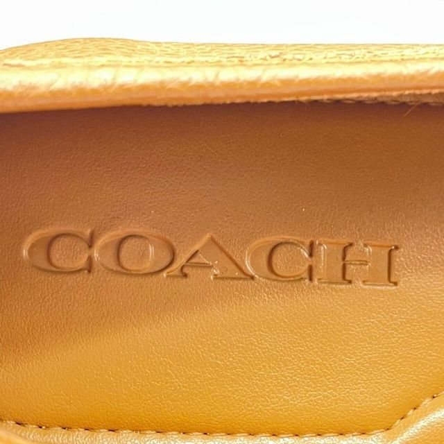 【新品未使用】コーチ　Coach フラットシューズ オレンジ　23cm